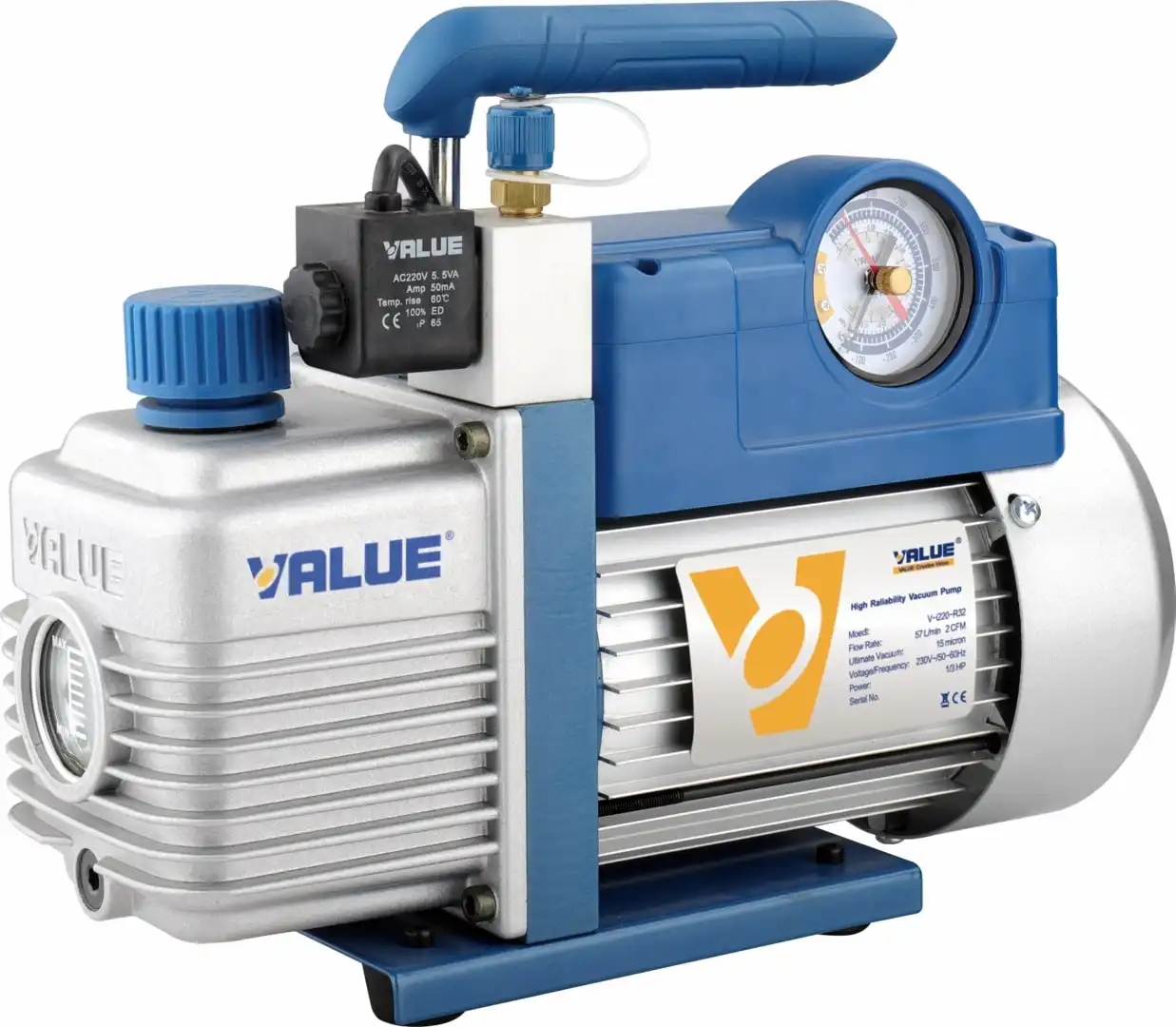 VALUE V-i240 tyhjiöpumppu, 2-aste, 100 l / min