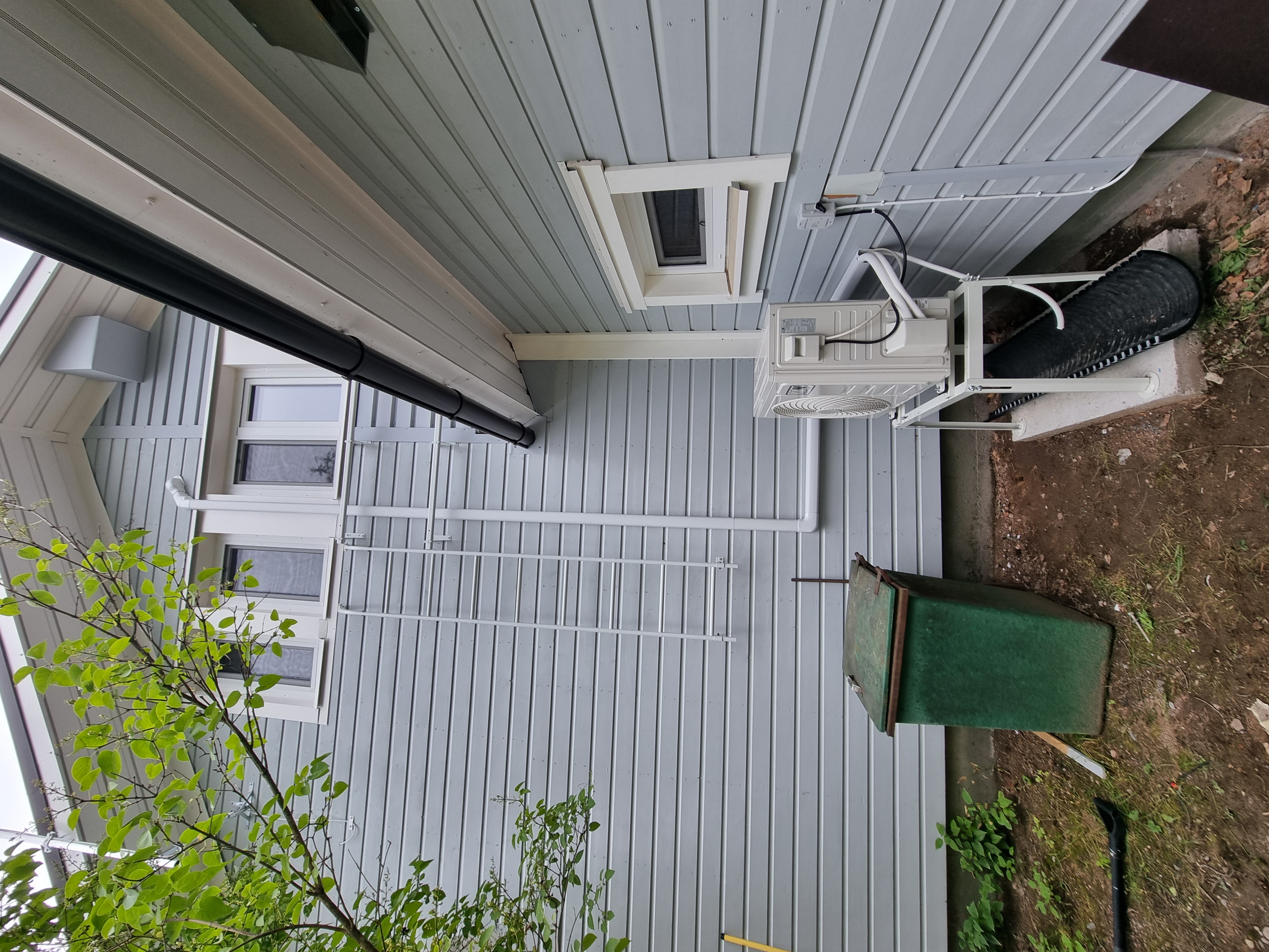 Ilmalämpöpumpun mw-power nord 18 asennus